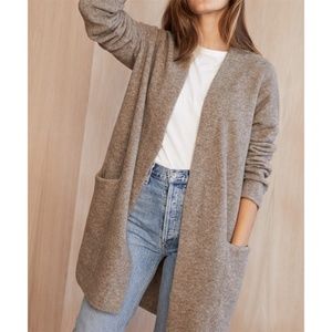 Jenni Kayne Sweater Coat Cardigan Oatmeal S